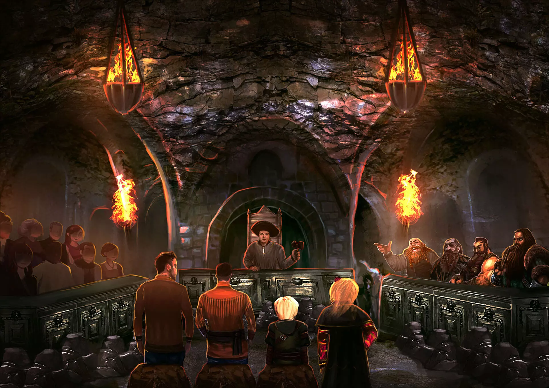 Gnome burrow in Dwarf tunnel